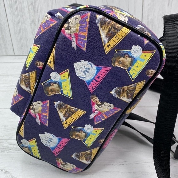 Loungefly Disney Star Wars Blue and Black Backpack - Picture 6 of 8